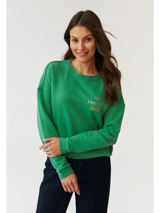 TATUUM TATUUM Bluza GINGER Zielony Oversize