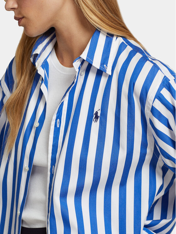 Polo Ralph Lauren Polo Ralph Lauren Hemd Ss Ligh St 211925085001 Blau Regular Fit