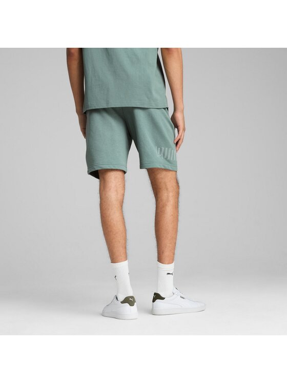 Puma Puma Szorty sportowe 684623 Zielony Regular Fit