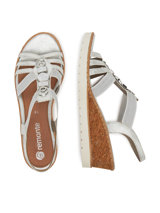 Remonte Remonte Sandalen R6264-92 Silberfarben