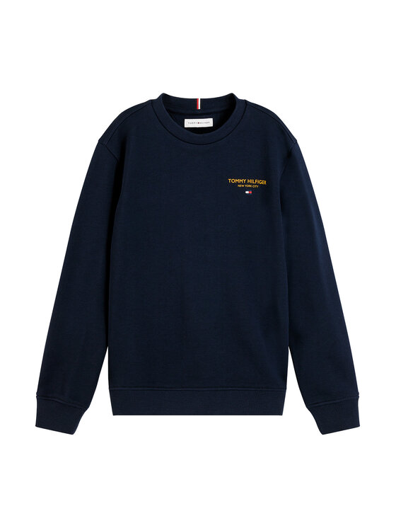 Tommy Hilfiger Tommy Hilfiger Majica dugih rukava Essential  KB0KB10766 Tamnoplava Regular Fit