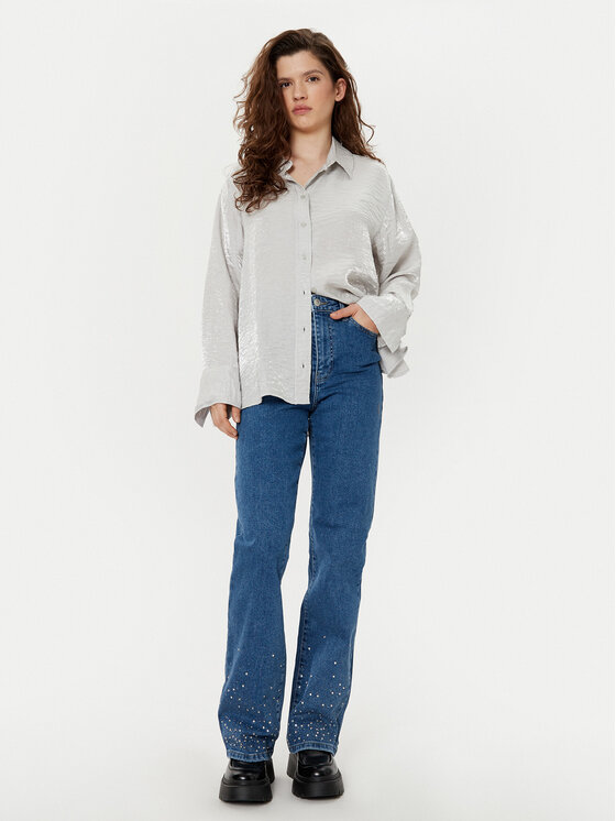 Tom Tailor Denim Tom Tailor Denim Hemd 1044207 Hellgrau Regular Fit
