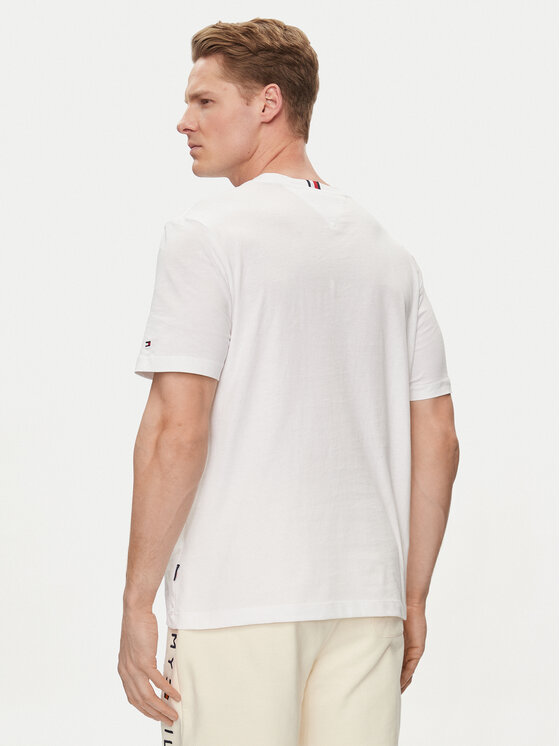 Tommy Hilfiger Tommy Hilfiger Marškinėliai 85' MW0MW34427 Balta Regular Fit