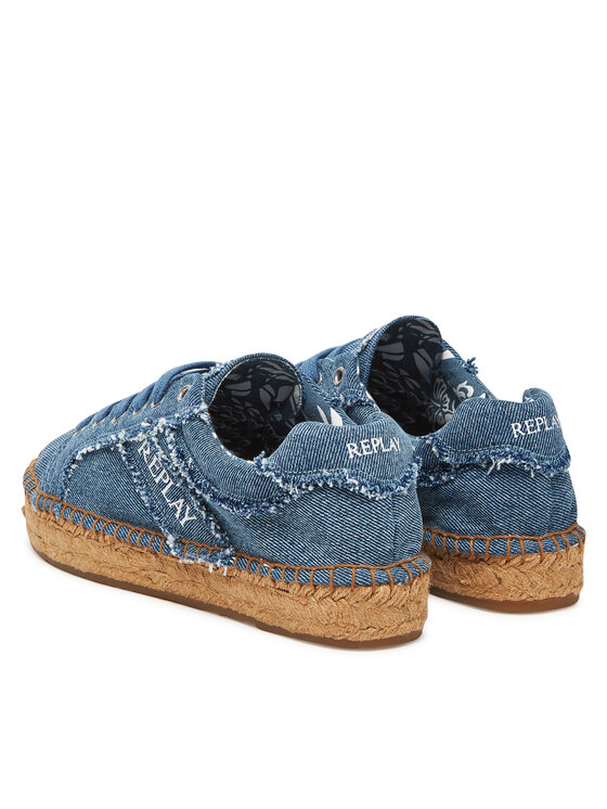 REPLAY REPLAY Espadrilles GWF22 .000.C0088T Kék