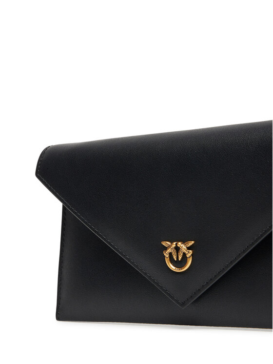PINKO PINKO Ročna torba Flat Purse Mini AI 25-26 PCPL 105347 A0F1 Črna