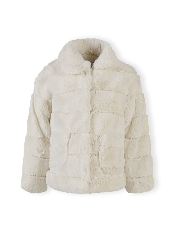 MINOTI MINOTI Kurtka zimowa 20fur41 Biały Regular Fit