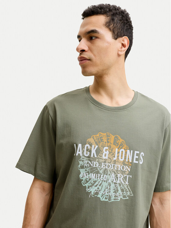 Jack & Jones Jack & Jones T-Shirt Gradient Print 12288094 Γκρι Regular Fit