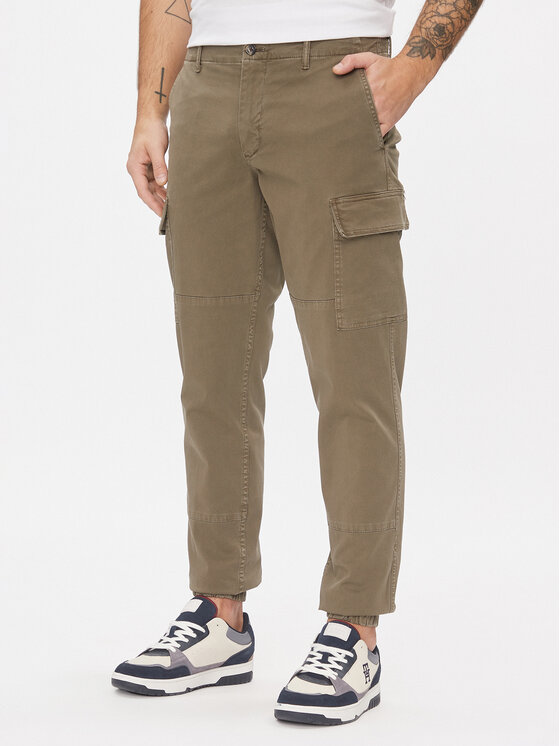 Tommy Joggers Relaxed MW0MW31149 Chelsea Hilfiger Fit Grün