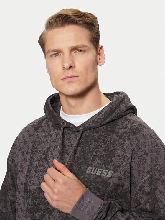 Guess Guess Mikina Z5RQ16 K9YI1 Šedá Regular Fit