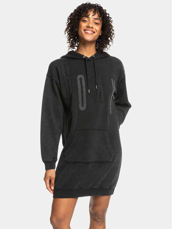 Roxy Roxy Kleid für den Alltag Sound Waves Ktdr ERJKD03445 Grau Regular Fit