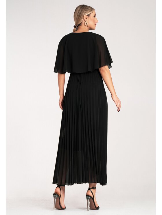 FIGL FIGL Abito da sera M1123 Nero Flared Fit