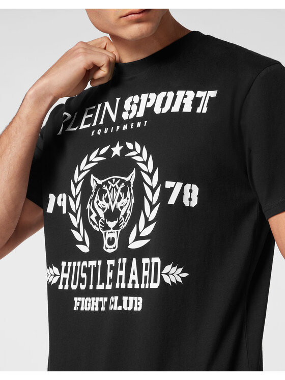 Plein Sport Plein Sport T-Shirt 13043 Czarny Regular Fit