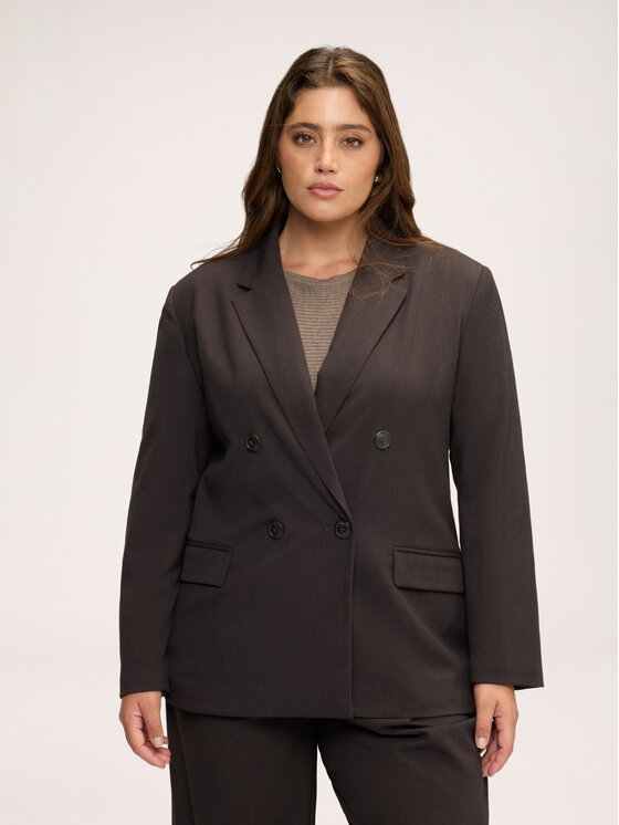 Fiorella Rubino Fiorella Rubino Marynarka Q059T000313N022 Brązowy Regular Fit