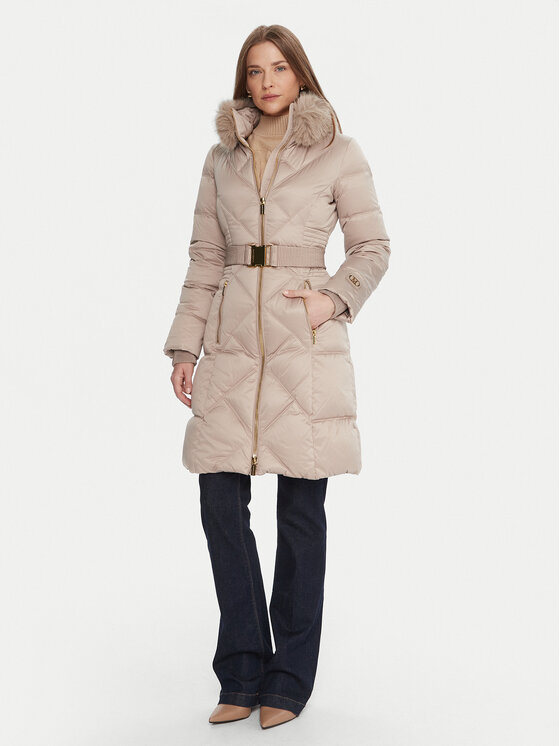Marciano Guess Marciano Guess Cappotto invernale 5BGL38 7374A Écru Regular Fit