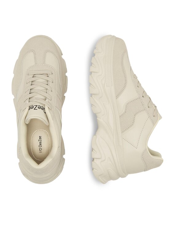 DeeZee DeeZee Sneakersy AARNA WAG1370802A Beżowy