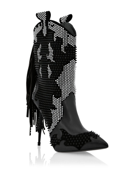 PHILIPP PLEIN PHILIPP PLEIN Kozačky 21989 Černá