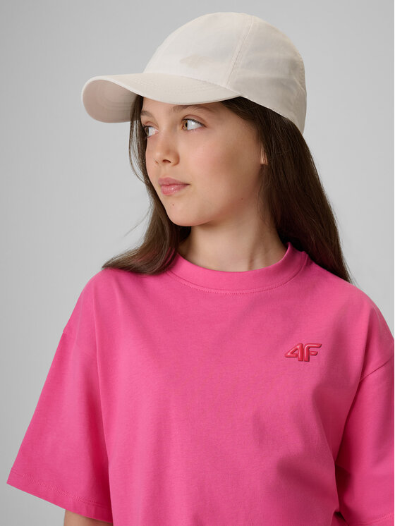 4F 4F T-Shirt SUMMER SPLASH Różowy Loose Fit