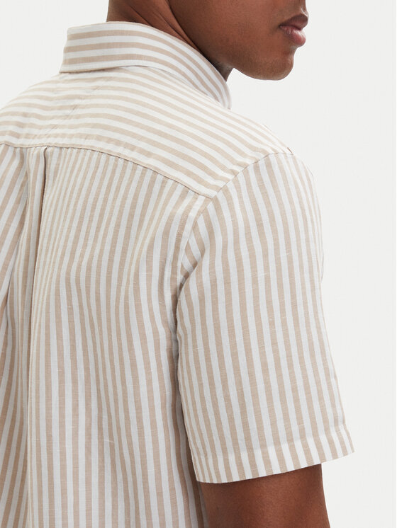 Tommy Hilfiger Tommy Hilfiger Košulja MW0MW42449 Svijetlo bež Regular Fit