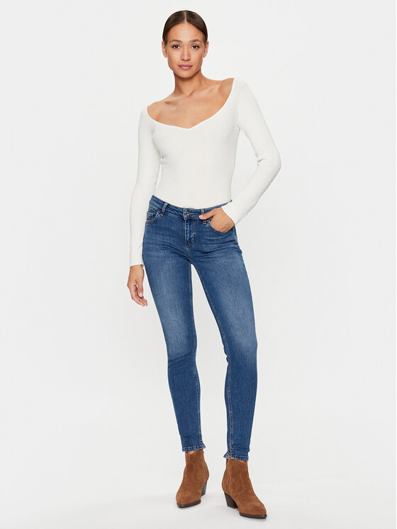 Liu Jo Liu Jo Traperice UF3003 D4448 Plava Skinny Fit