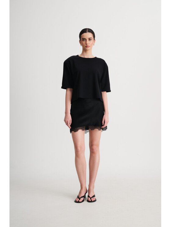 ROSE AVENUE ROSE AVENUE T-Shirt CLAIRE Czarny Regular Fit