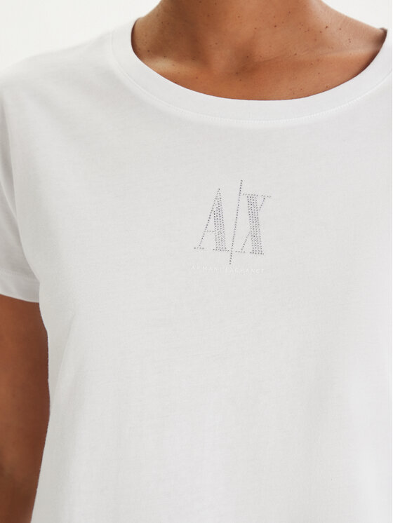 Armani Exchange Armani Exchange Póló XW000830 AF10356 U0002 Fehér Relaxed Fit