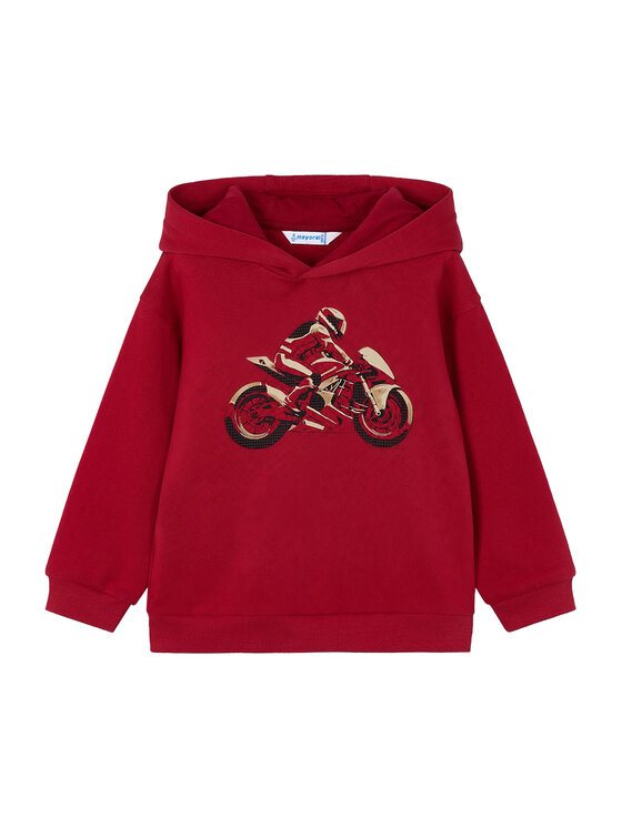 Mayoral Mayoral Felpa 4407 Rosso Regular Fit