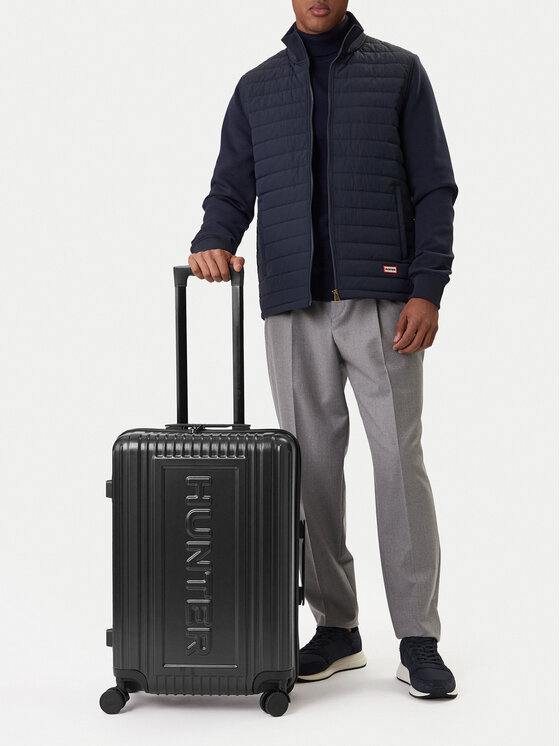 Hunter Hunter Μεσαία Βαλίτσα CEO-HUNTER-M-001-08-BLACK Μαύρο