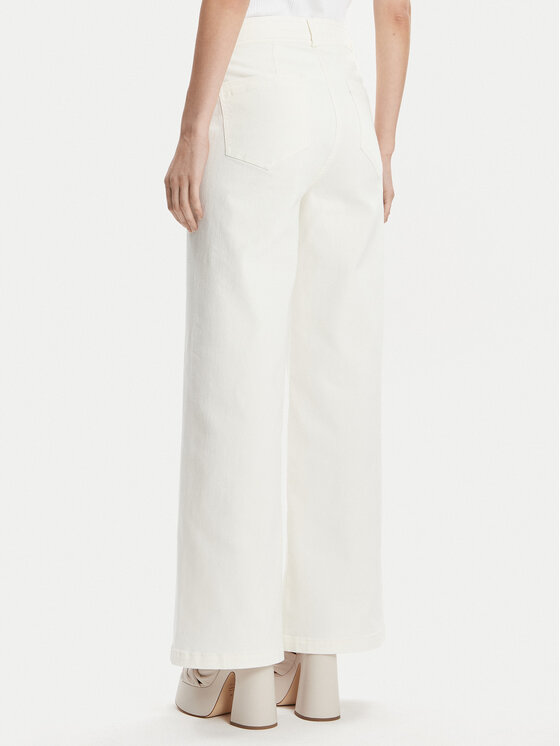 MAX&Co. MAX&Co. Jeans hlače Master 2416131023200 Écru Wide Leg