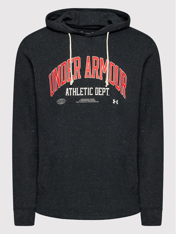 Under Armour Under Armour Bluza Ua Rival Terry Athletic Department 1370354 Czarny Regular Fit
