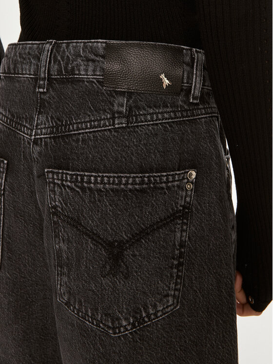 Patrizia Pepe Patrizia Pepe Jeans hlače 8P0641 D1WZN K458 Črna Relaxed Fit