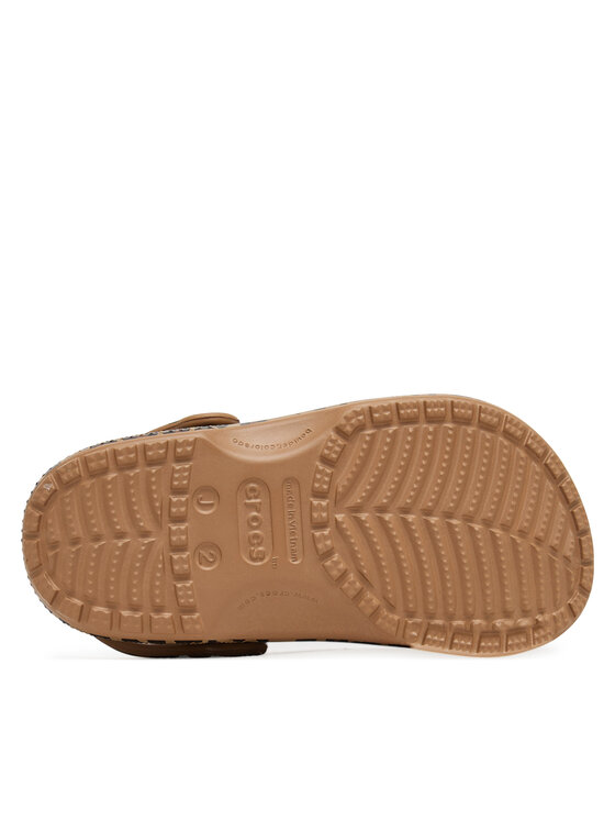 Crocs Crocs Шльопанці Classic Animal Clog 211881 Коричневий