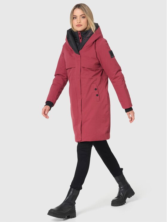 Navahoo Navahoo Kurtka zimowa Snowelf Czerwony Regular Fit