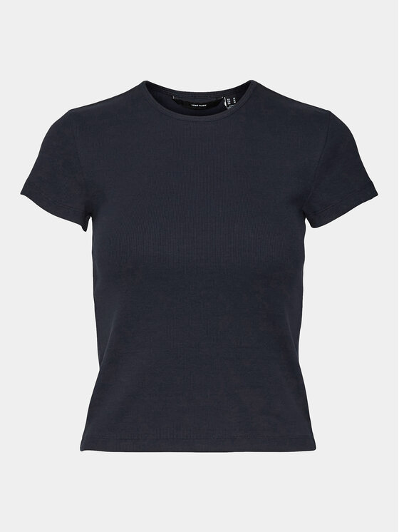 Vero Moda Vero Moda T-shirt Chloe 10306894 Tamnoplava Tight Fit