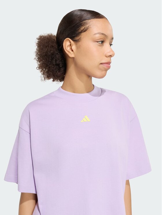 adidas adidas T-Shirt 162937 Fioletowy Loose Fit