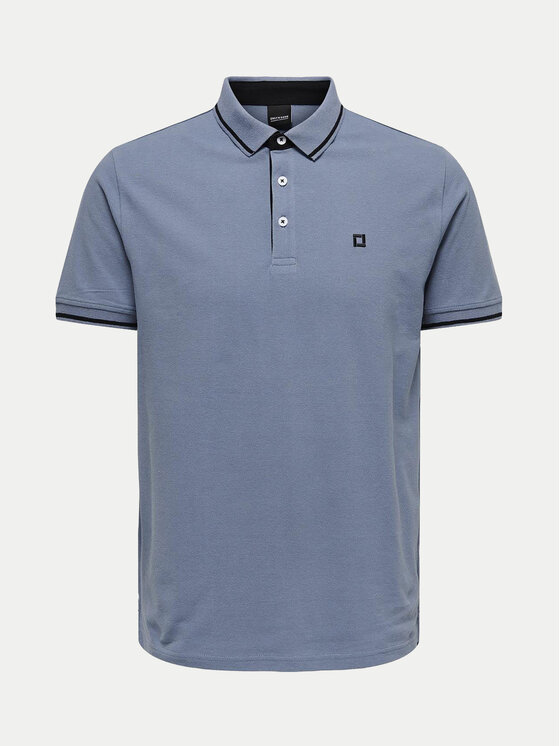Only & Sons Only & Sons Polo Fletcher 22024827 Plava Regular Fit