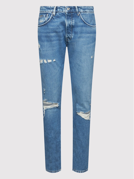Pepe Jeans Pepe Jeans Jeans Callen Crop PM206317 Blau Relaxed Fit