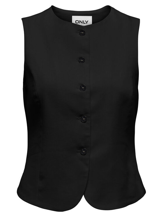 ONLY ONLY Костюмний жилет Goa 15363724 Чорний Regular Fit