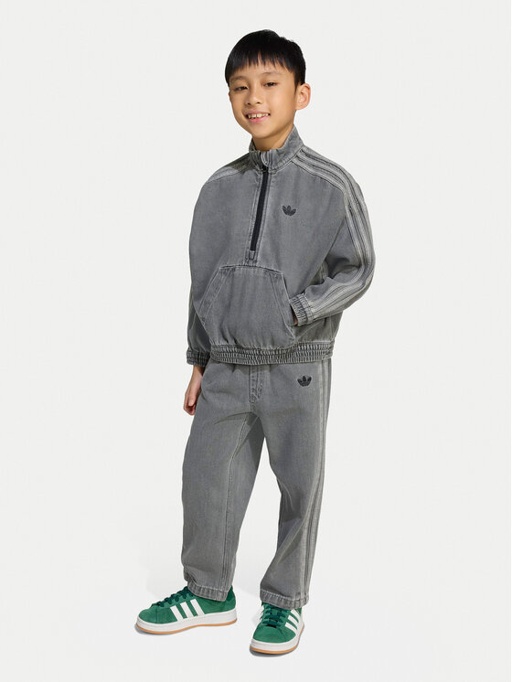 adidas adidas Trening Denim JY3546 Gri Regular Fit