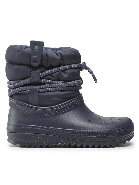 Crocs Snehule Classic Neo Puff Luxe Boot 207312 Tmavomodrá