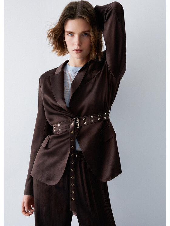 Liu Jo Liu Jo Giacca da abito CA6146T450AP9576 Marrone Regular Fit