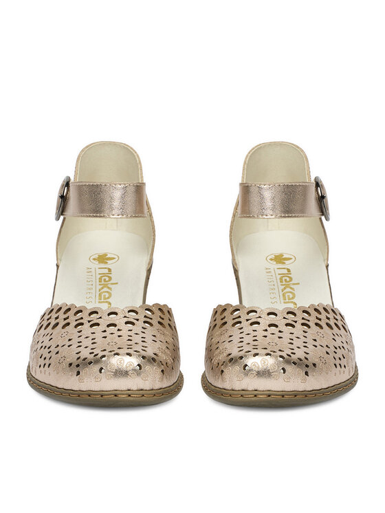 Rieker Rieker Halbschuhe CEO-40902-90 Goldfarben
