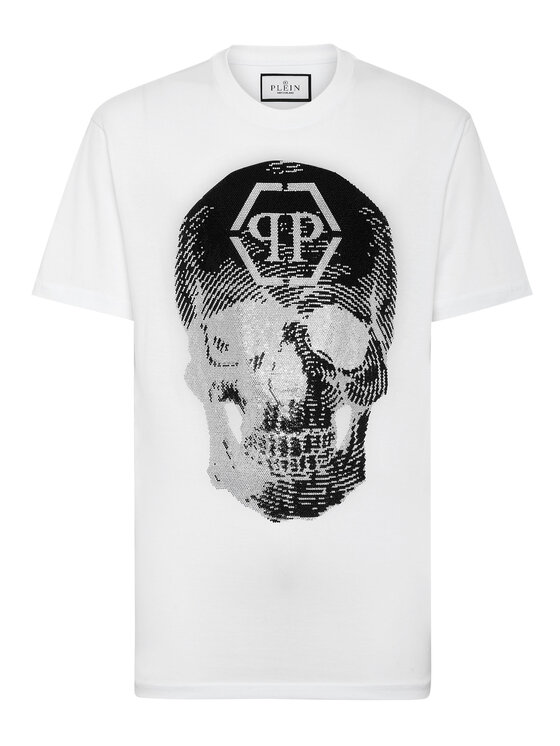 PHILIPP PLEIN PHILIPP PLEIN T-Shirt 3043 Bílá Regular Fit