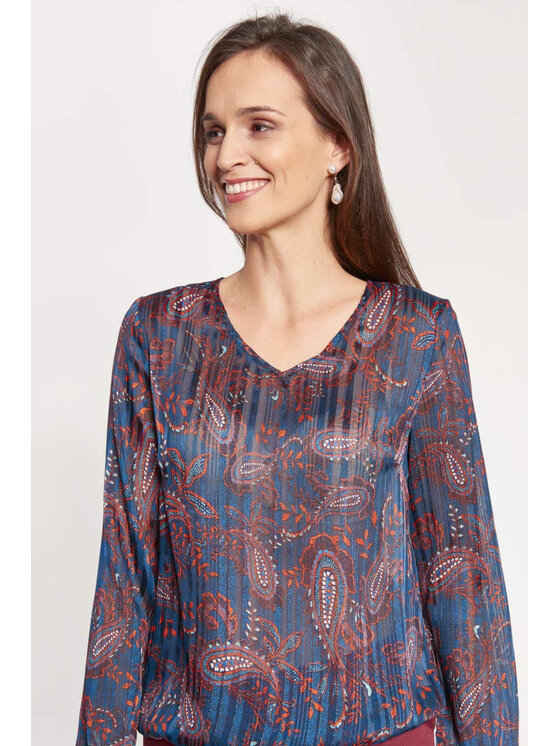 QUIOSQUE QUIOSQUE Halenka 2KC004852 Tmavomodrá Regular Fit