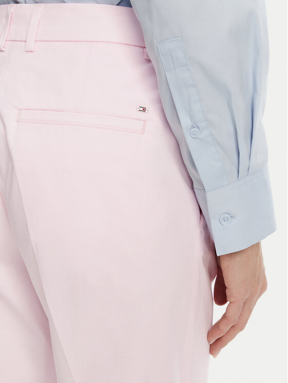 Tommy Hilfiger Tommy Hilfiger Chinos WW0WW40504 Rózsaszín Straight Fit