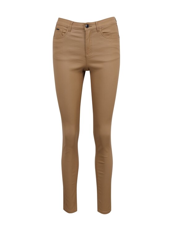 Orsay Orsay Spodnie damskie 319259085000__34 Brązowy Skinny Fit