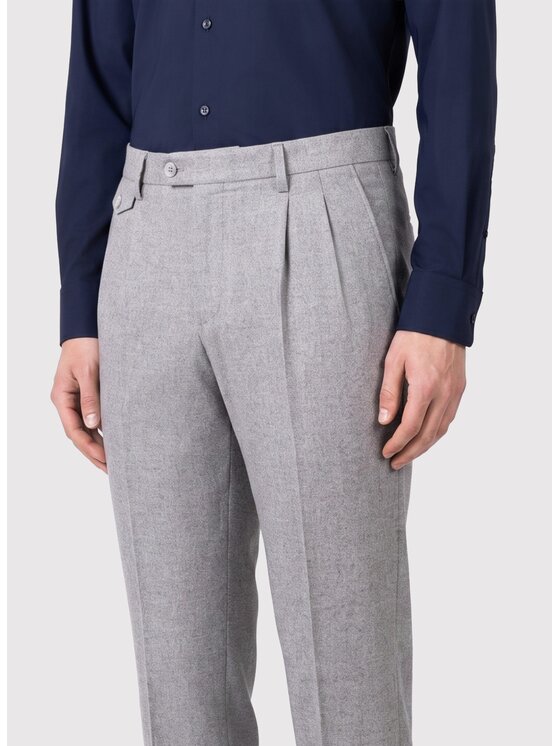 Pako Lorente Pako Lorente Spodnie materiałowe P26WF-WX-006 Szary Straight Fit