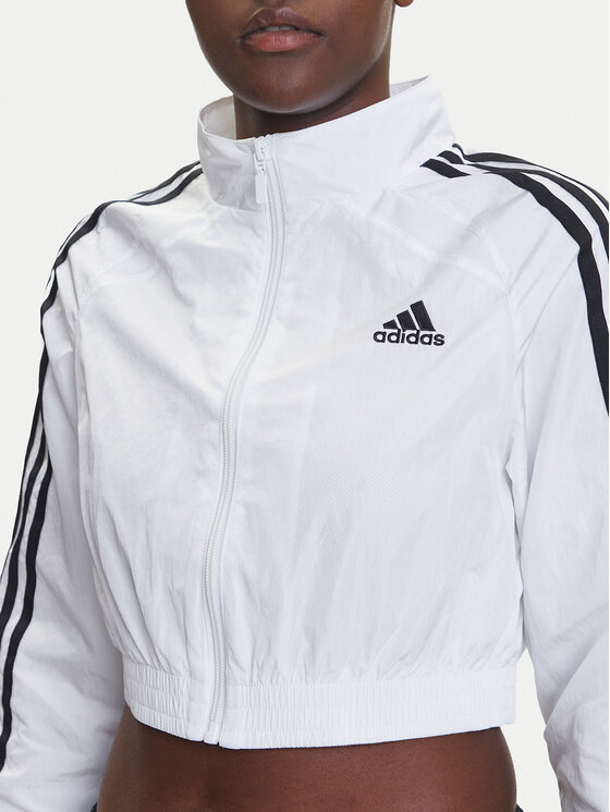 adidas adidas Majica dugih rukava Teamgeist adicolor JZ8275 Bijela Slim Fit