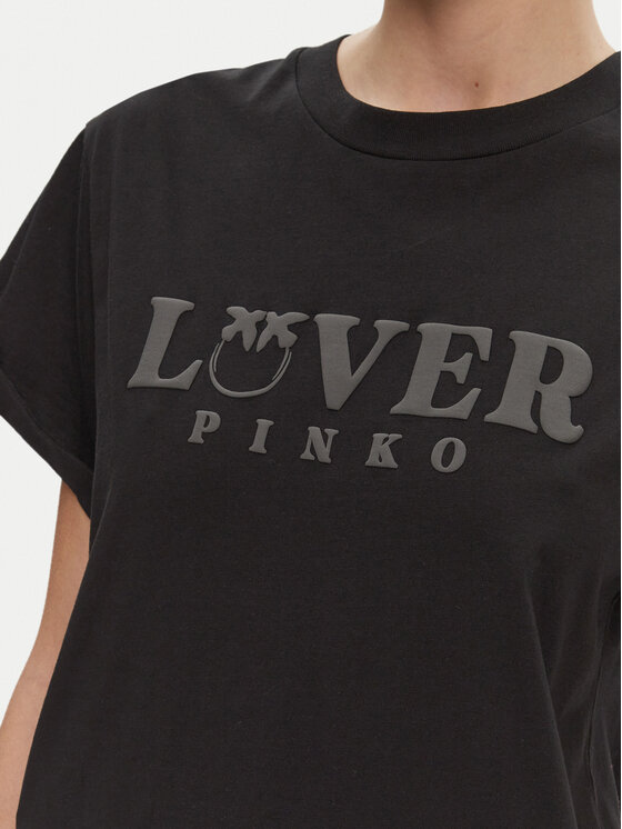 PINKO PINKO T-shirt Torcetti 104605 A2D1 Crna Regular Fit