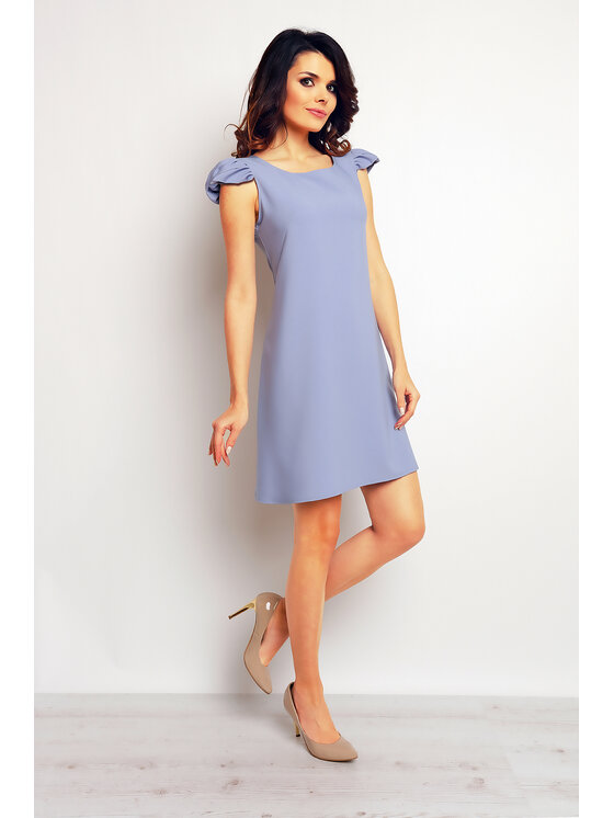 Infinite You Infinite You Sukienka letnia M093 Niebieski Basic Fit