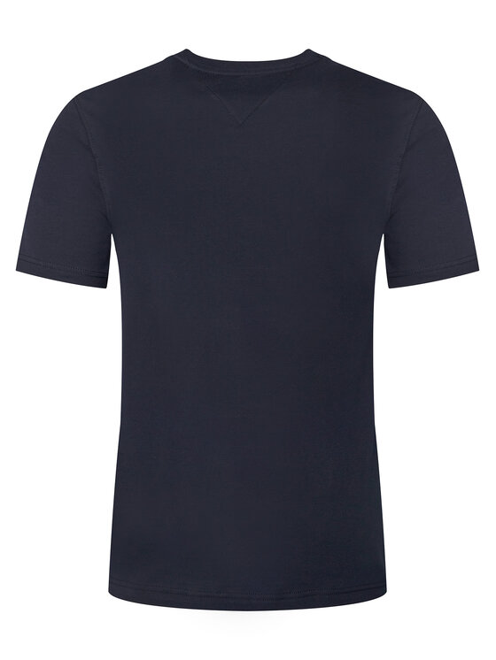 Tommy Hilfiger Tommy Hilfiger Marškinėliai Embro Flag MW0MW42736 Tamsiai mėlyna Regular Fit